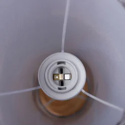 Lámpara de pie Australia Homcom 40W 2 puntos de luz gris Ø15x120 cm