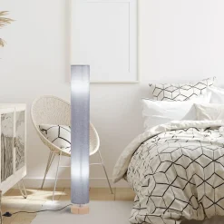 Lámpara de pie Australia Homcom 40W 2 puntos de luz gris Ø15x120 cm