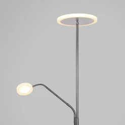 Lámpara de pie Bayani Lumit con lámpara de lectura Ø25x179 cm