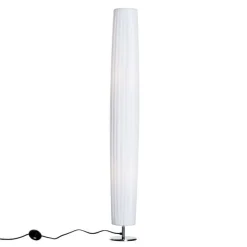 Lámpara de pie Homcom 2 luces E27 40W pulsador de pie blanco 120x15x15 cm