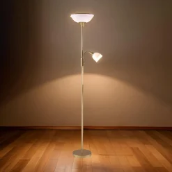 Lámpara de pie Torino Bel Air 80W + brazo orientable Ø25x179 cm