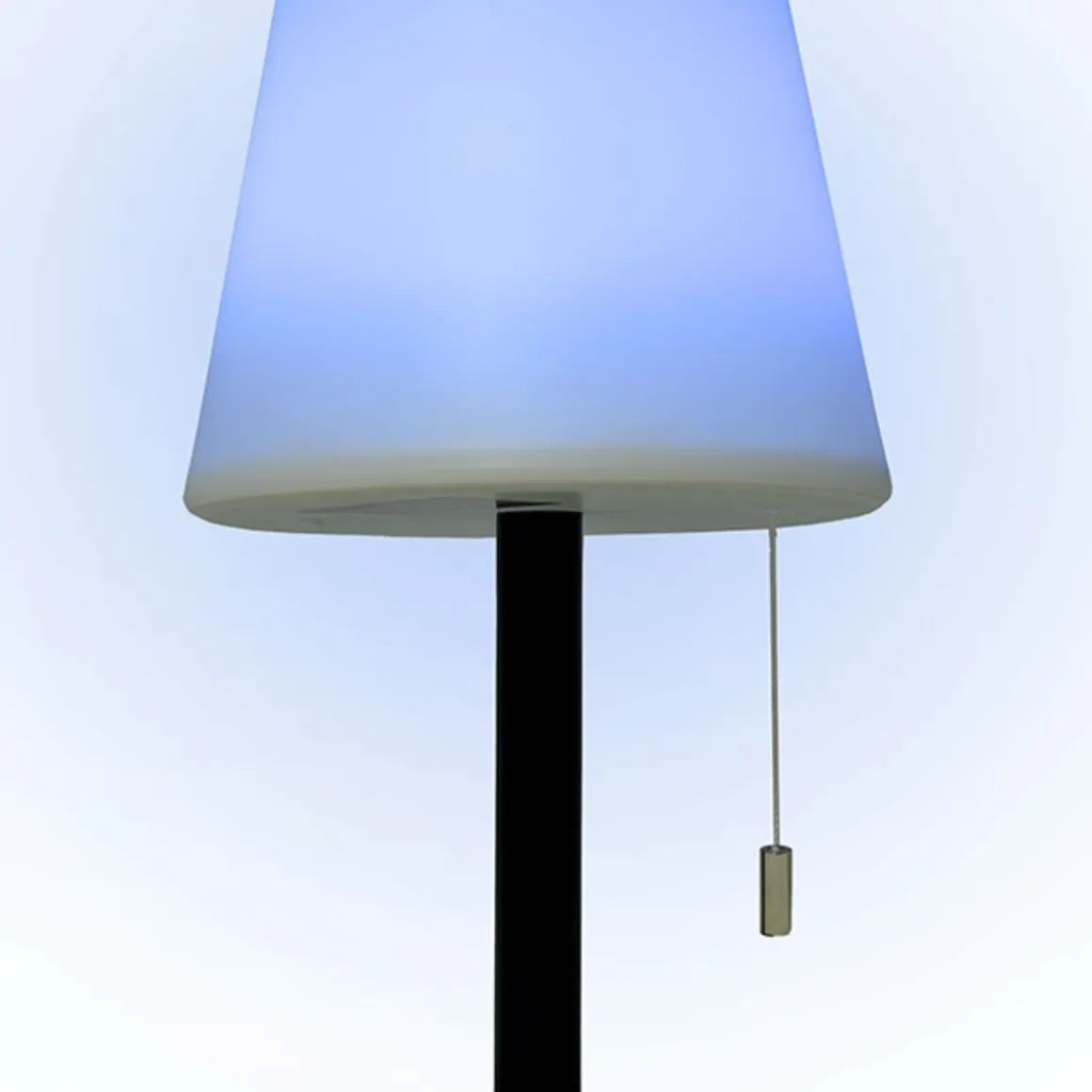 Lámpara de sobremesa Biana Lumit LED RGB con USB blanco Ø16x30 cm