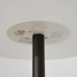 Lámpara de sobremesa Biana Lumit LED RGB con USB blanco Ø16x30 cm