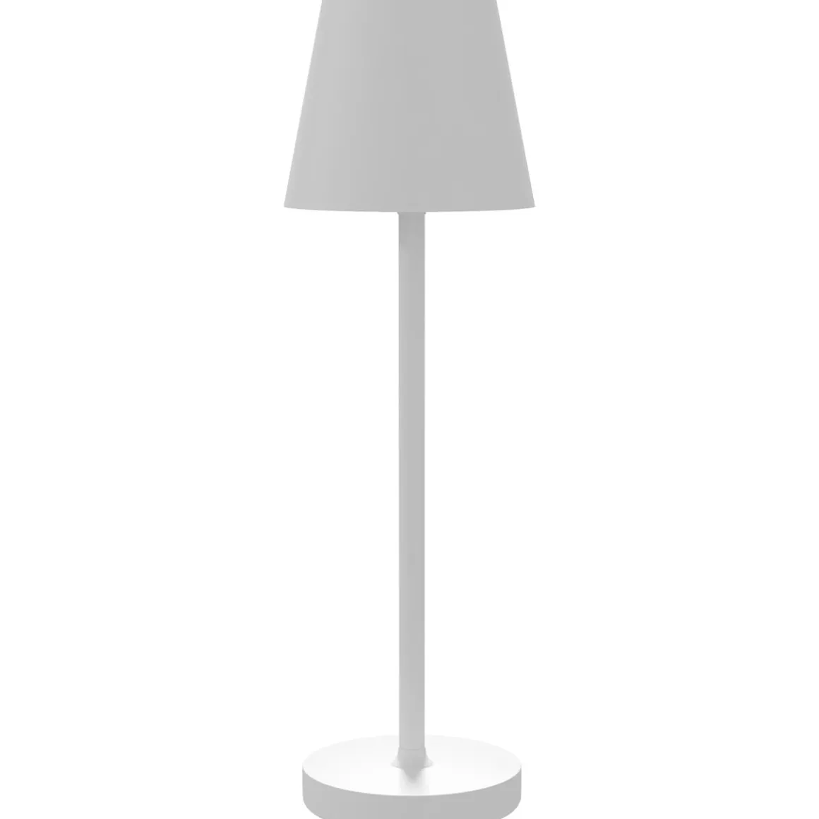 Lámpara de sobremesa Henley Homcom recargable 3 colores blanco Ø11,2x36,5 cm