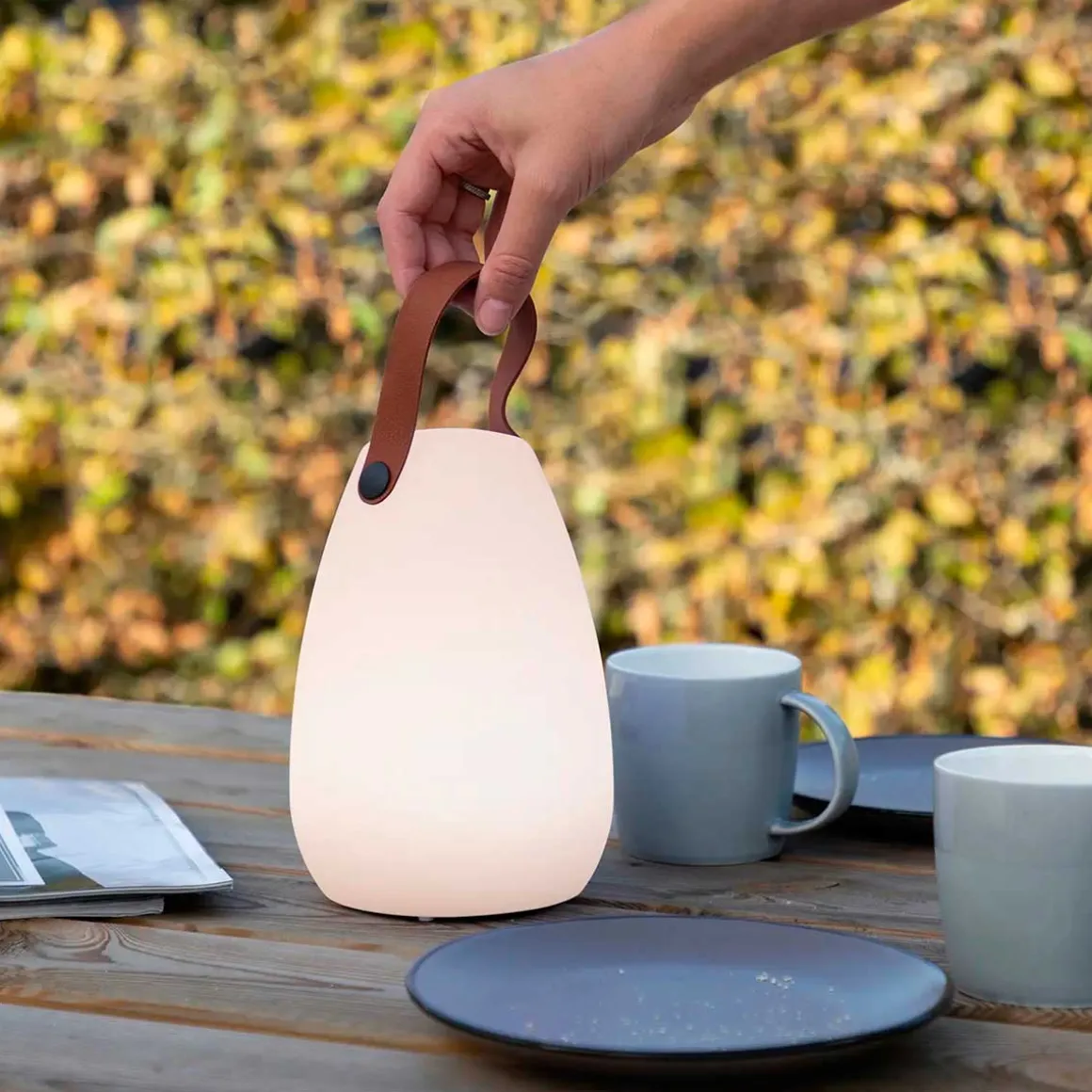 Lámpara de sobremesa Smartwares 8 colores luz LED blanco
