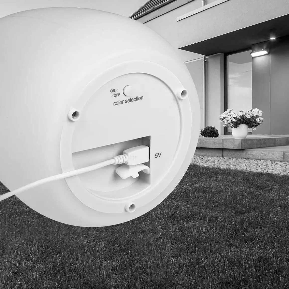Lámpara de sobremesa Smartwares 8 colores luz LED blanco