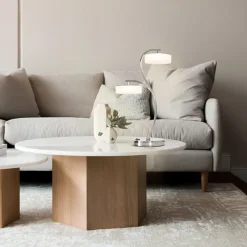 Lámpara de sobremesa Tokio Lumit 24W 1920 lm cromo 47,8x28,5 cm