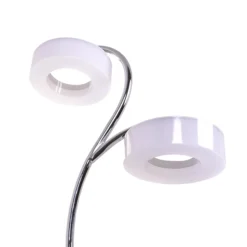 Lámpara de sobremesa Tokio Lumit 24W 1920 lm cromo 47,8x28,5 cm