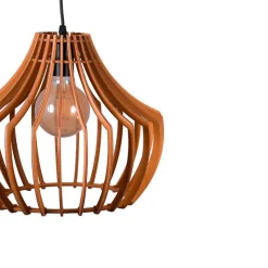 Lámpara de techo Bali Bel Air 40W altura regulable madera Ø35 cm