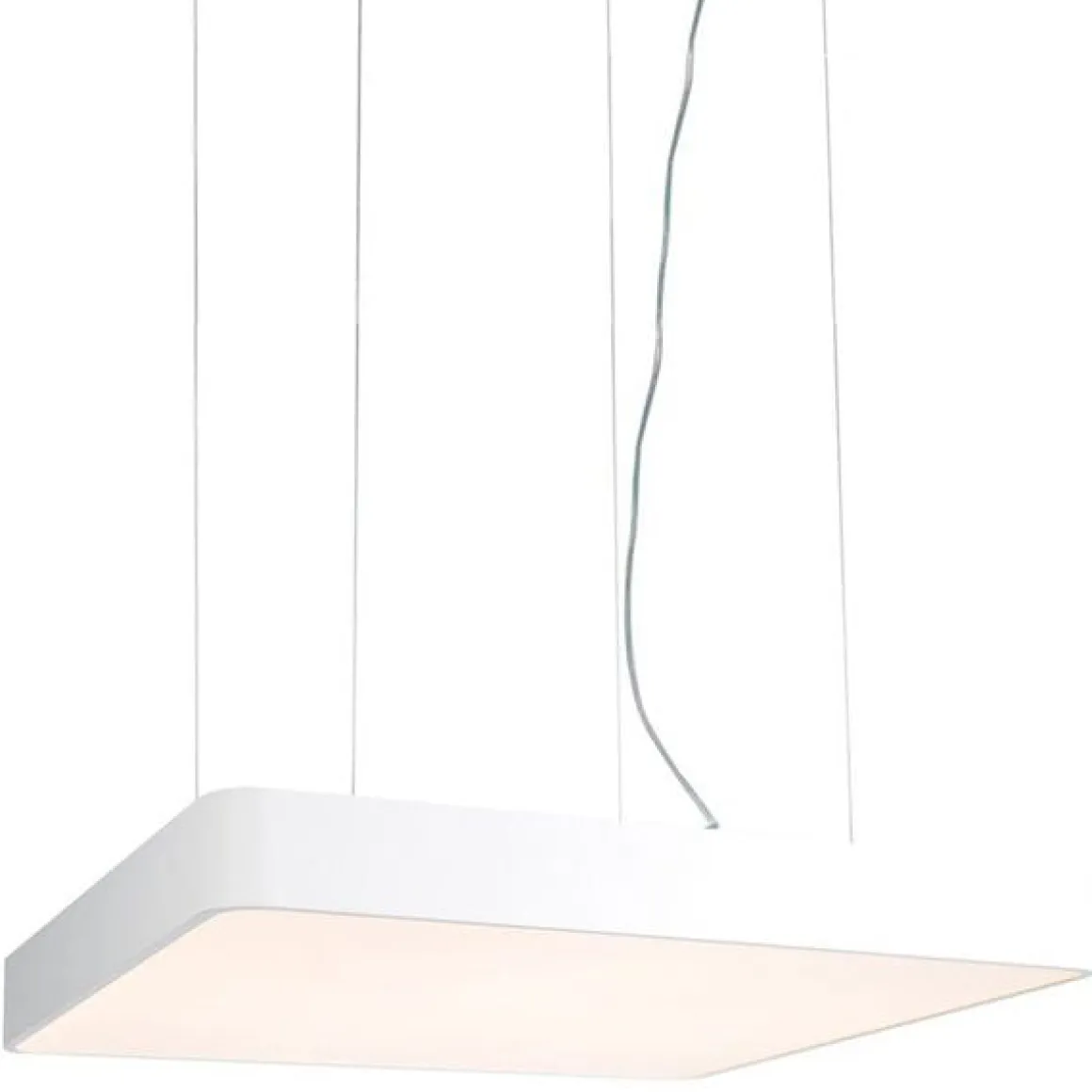 Lámpara de techo Berg 2x40W blanco 7x62x62 cm