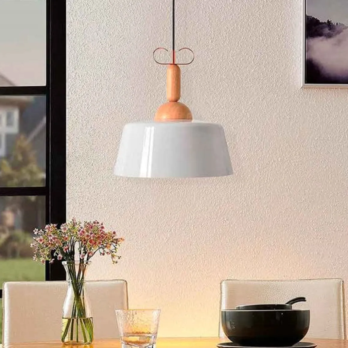 Lámpara de techo Ceiling E27 40W blanco Ø40x38 cm
