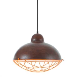 Lámpara de techo colgante Norvika negro/bronce 150x35,5x35,5 cm