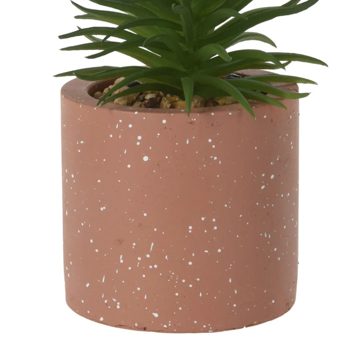 Maceta con planta artificial terrazo Ø12x16 cm
