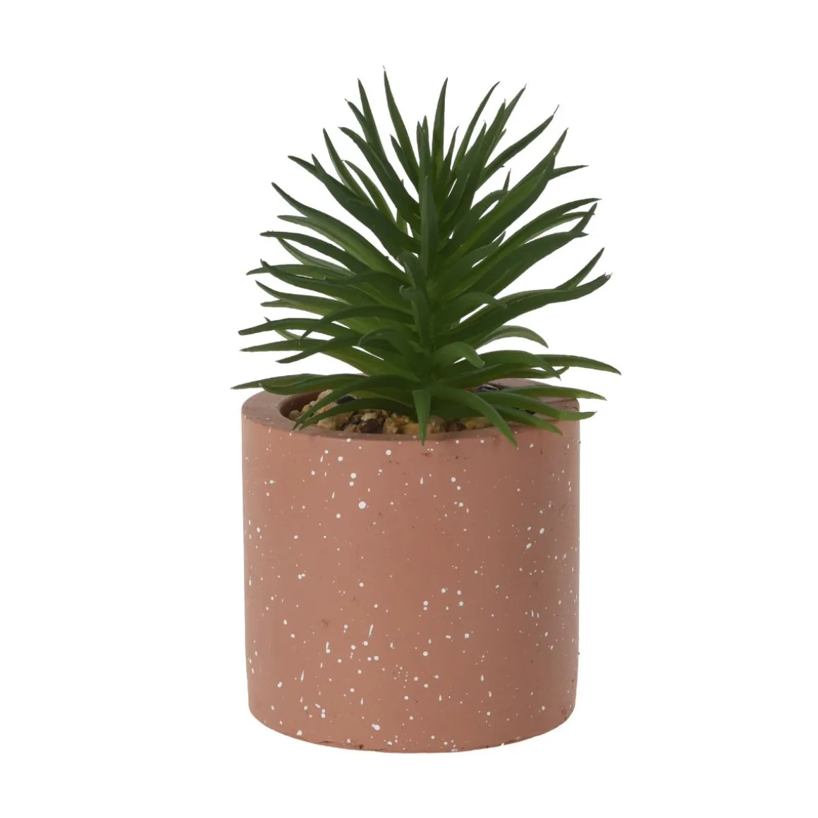 Maceta con planta artificial terrazo Ø12x16 cm