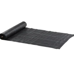 Malla de jardín Mallorca Outsunny transpirable 130 g/m² negro 2x50 m