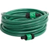 Manguera de exterior PVC con acopladores verde 50m