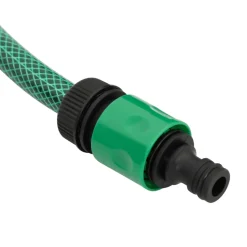 Manguera de exterior PVC con acopladores verde 50m