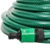Manguera de exterior PVC con acopladores verde 20m