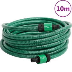 Manguera de exterior PVC con acopladores verde 10m