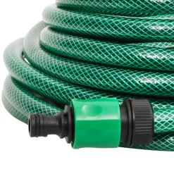 Manguera de exterior PVC con acopladores verde 10m