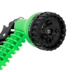 Manguera extensible con pistola 7 posiciones verde 5-15 m