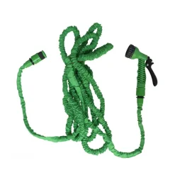 Manguera extensible con pistola 7 posiciones verde 5-15 m