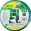 Manguera Kinzo con 4 adaptadores verde 15 m