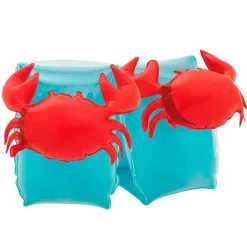 Manguitos hinchables Solmar con cangrejos 3D 3-6A azul