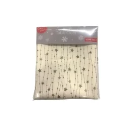 Mantel navideño Home Deco estrellas 230x140 cm