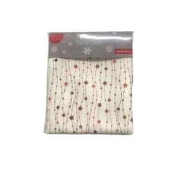 Mantel navideño Home Deco estrellas 230x140 cm