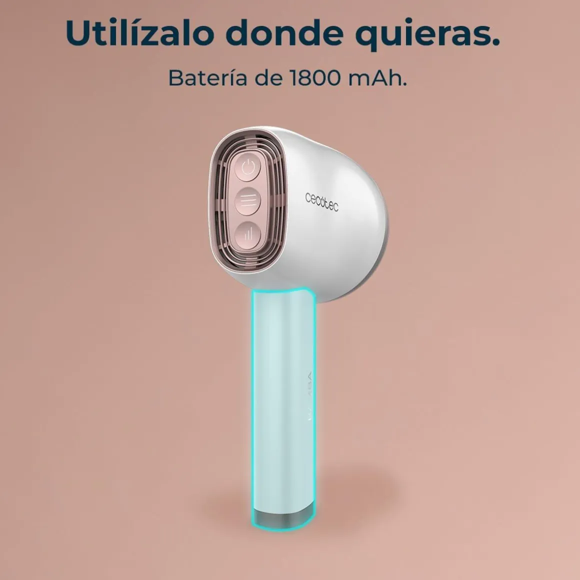 Masajeador corporal Cecotec SkinCare Push Up 8 cabezales blanco