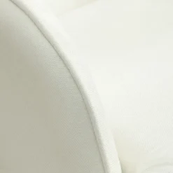 Mecedora Trampolín Homcom con reposapiés 90x64x89 cm