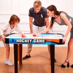 Mesa Air Hockey CB Games +6A azul/negro 75x122x61 cm