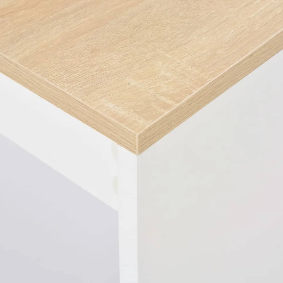 Mesa alta de cocina Acra con estantería 103x110x50 cm