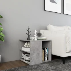 Mesa auxiliar Bamako 2 estantes 45x50x50 cm