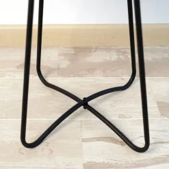 Mesa auxiliar MOA Vinthera acero verde claro Ø38x49 cm