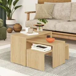 Mesa auxiliar Rino diseño modular 39x65x30 cm