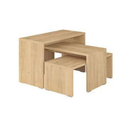 Mesa auxiliar Rino diseño modular 39x65x30 cm