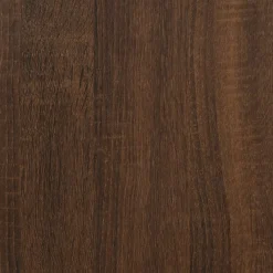 Mesa auxiliar Romeo 3 niveles roble 45x55x38 cm