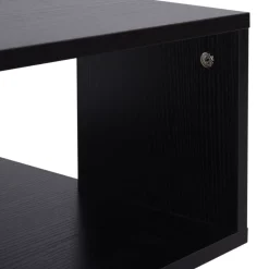 Mesa auxiliar Valery Homcom 3 niveles abiertos 43x40x40 cm