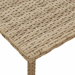 Mesa baja de jardín Turix diseño fijo 37x80x40 cm