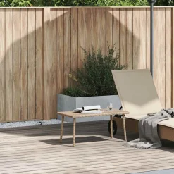 Mesa baja de jardín Turix diseño fijo 37x80x40 cm