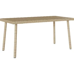 Mesa baja de jardín Turix diseño fijo 37x80x40 cm
