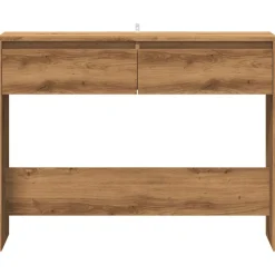 Mesa consola Peach 2 cajones 76,5x70x35 cm