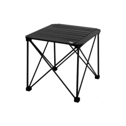 Mesa de camping Aktive diseño desmontable negro 46x52 cm