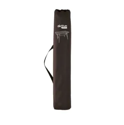 Mesa de camping Aktive diseño desmontable plateado 72x108x71 cm