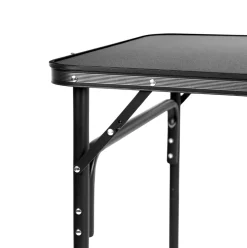 Mesa de camping Aktive diseño maletín negro 70x90x60 cm