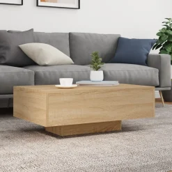 Mesa de centro Ake con luces LED 31x85x55 cm