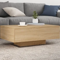 Mesa de centro Ake con luces LED 31x85x55 cm