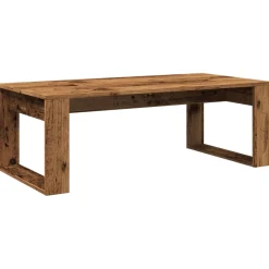 Mesa de centro Alce diseño fijo madera 35x102x50 cm